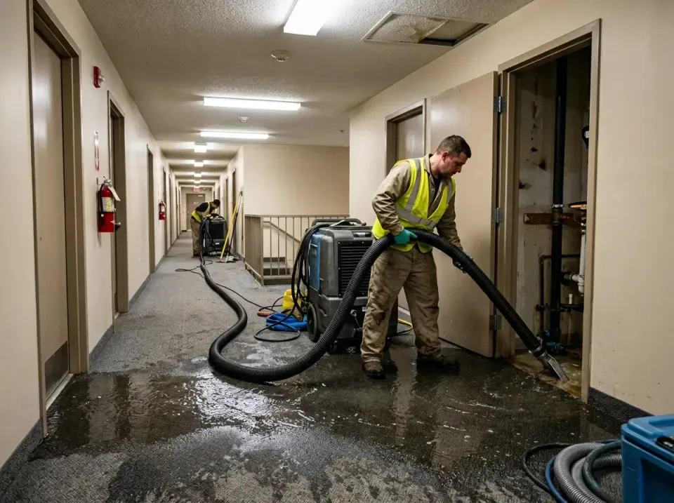 multi-unit-apartment-hallway-f-005 — frequently asked questions, Emergency Burst Pipe Water Extraction & Removal in White Ma…